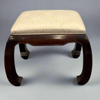 The Ming Curve Footstool