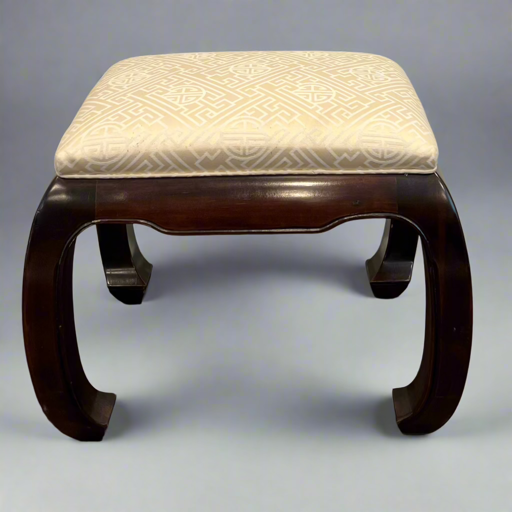 The Ming Curve Footstool