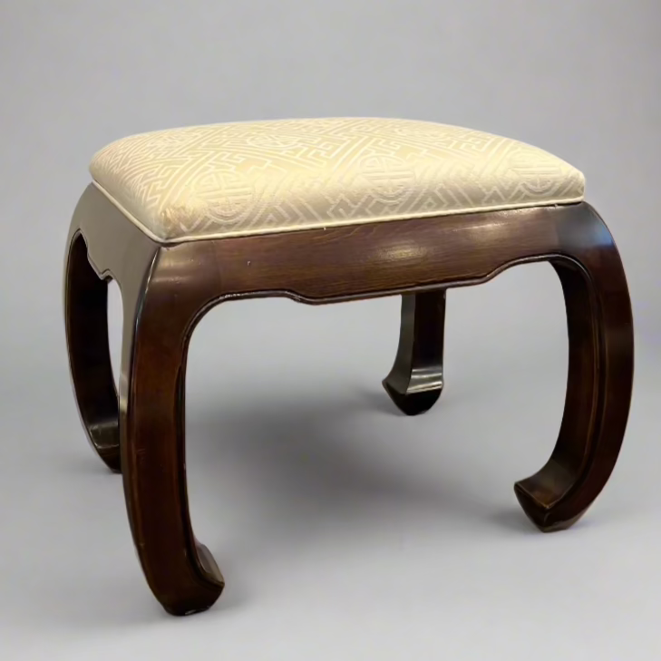 The Ming Curve Footstool