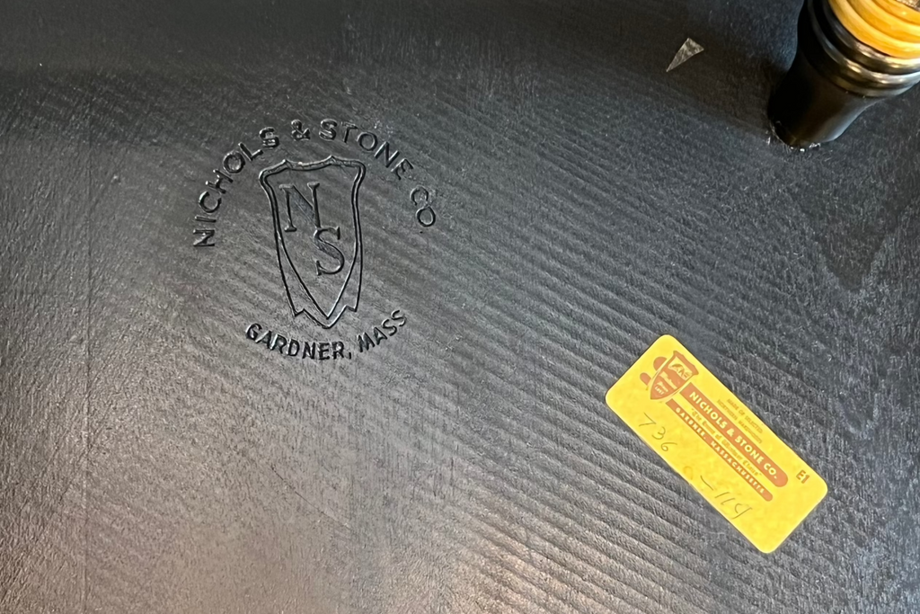 Nichols & Stone Black Lacquer Rocking Chair – Circa 1970s