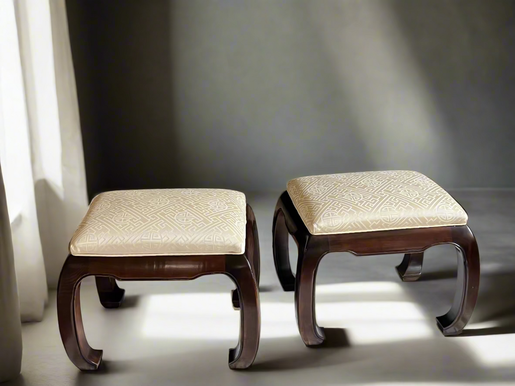 The Ming Curve Footstool