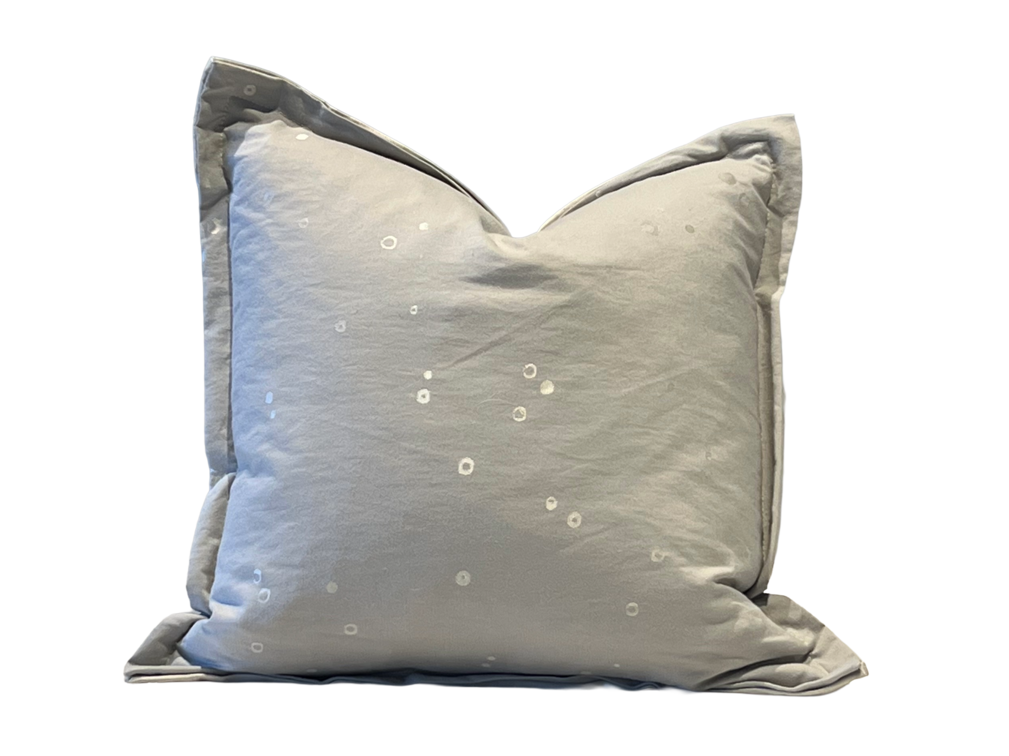 Designer Pilllow Ditto pattern by Romo in silica